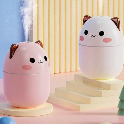 Mini Air Humidifier with Night Light Portable USB Humidifier Cool Mist Diffuser Quiet Bedroom Desk Humidifier