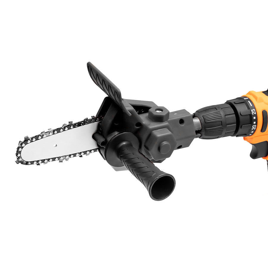 Mini Chainsaw Attachment Cordless Drill Wood Cutting Tool