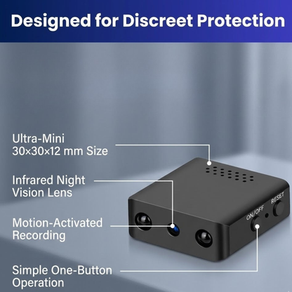 Mini HD Wi-Fi Security Camera with Motion Detection Night Vision