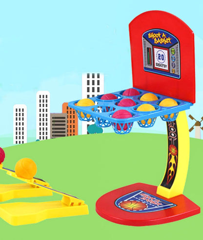 Mini Indoor Basketball Game Compact Tabletop Hoop Set