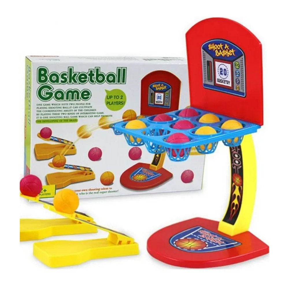 Mini Indoor Basketball Game Compact Tabletop Hoop Set