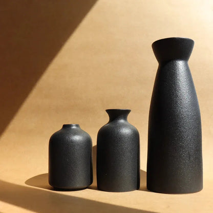 Minimalist Ceramic Vase Set Timeless Elegant Home Decor