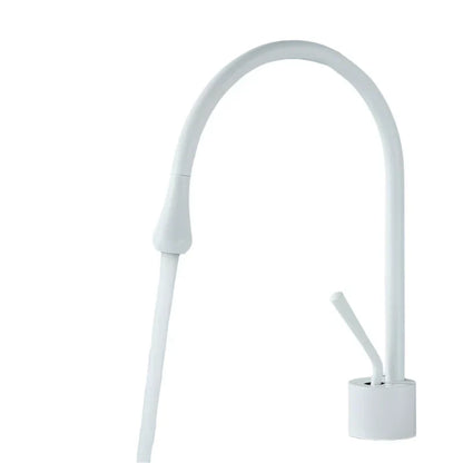 Modern Bathroom Faucet Single Lever Polished Basin Tap Minimalist Vanity Fixture