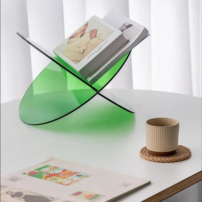 Modern Book Stand Decorative Storage Display Shelf Minimalist Home Organizer