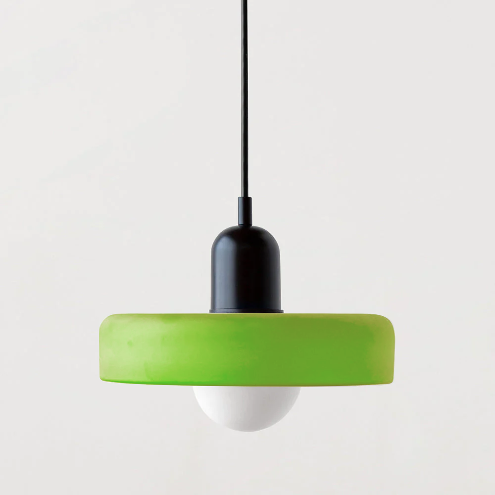 Lampada a sospensione moderna in vetro colorato, plafoniera regolabile