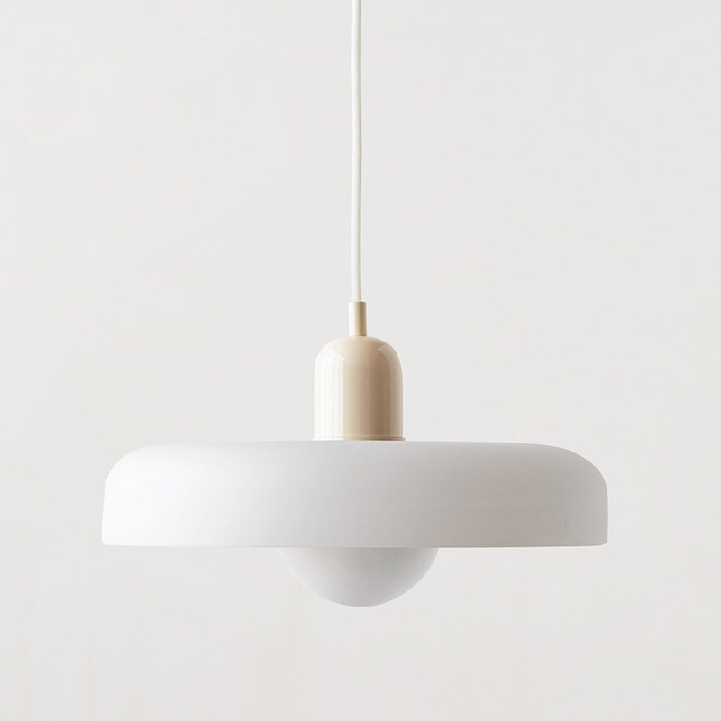 Lampada a sospensione moderna in vetro colorato, plafoniera regolabile
