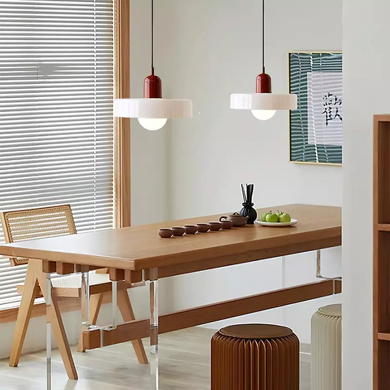 Lampada a sospensione moderna in vetro colorato, plafoniera regolabile