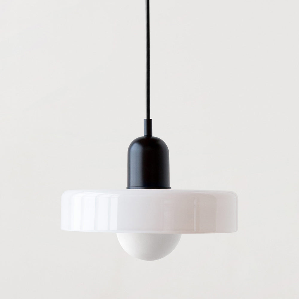 Lampada a sospensione moderna in vetro colorato, plafoniera regolabile