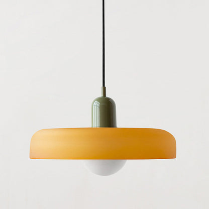 Lampada a sospensione moderna in vetro colorato, plafoniera regolabile