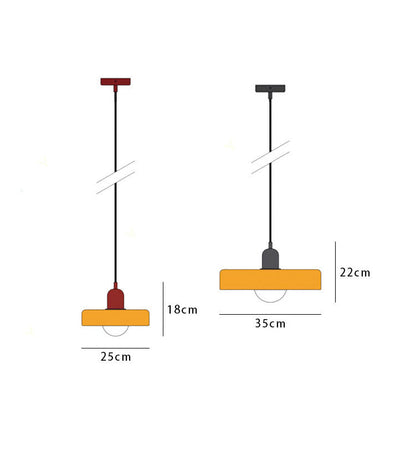 Lampada a sospensione moderna in vetro colorato, plafoniera regolabile