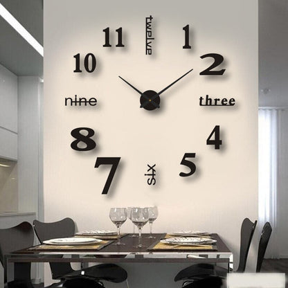 Modern Creative Wall Clock Contemporary Home Decor