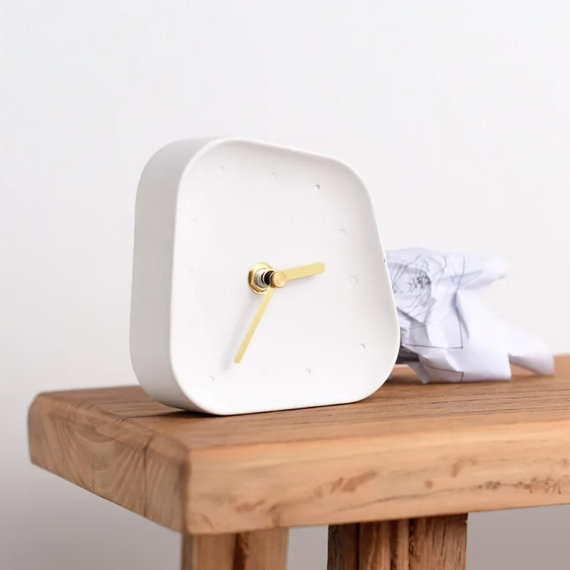 Modern Desk Clock Decorative Table Clock Minimalist Office Home Clock