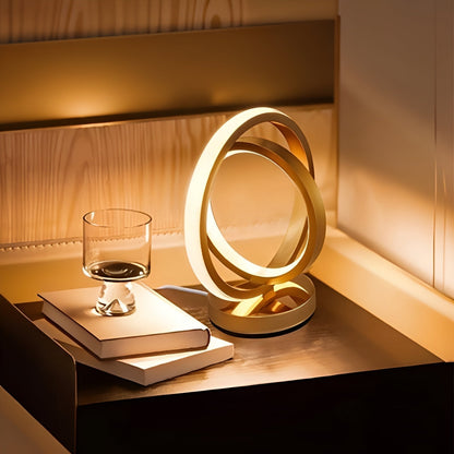 Modern Dimmable Table Lamp Stylish Metal Design with USB Power