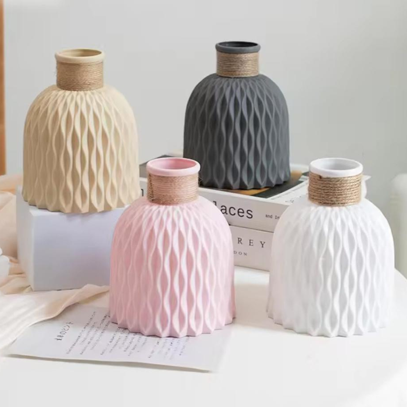 Modern Flower Vase – Minimalist Decorative Vase for Fresh Flowers & Home Decor
