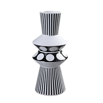 Modern Geometric Vase Decorative Flower Arrangement Home Decor Accent