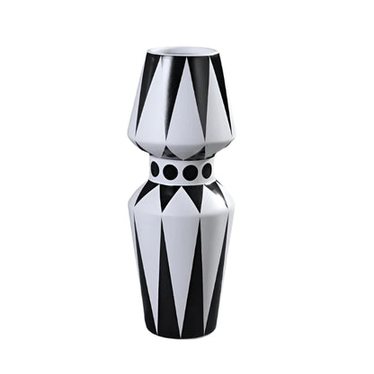 Modern Geometric Vase Decorative Flower Arrangement Home Decor Accent