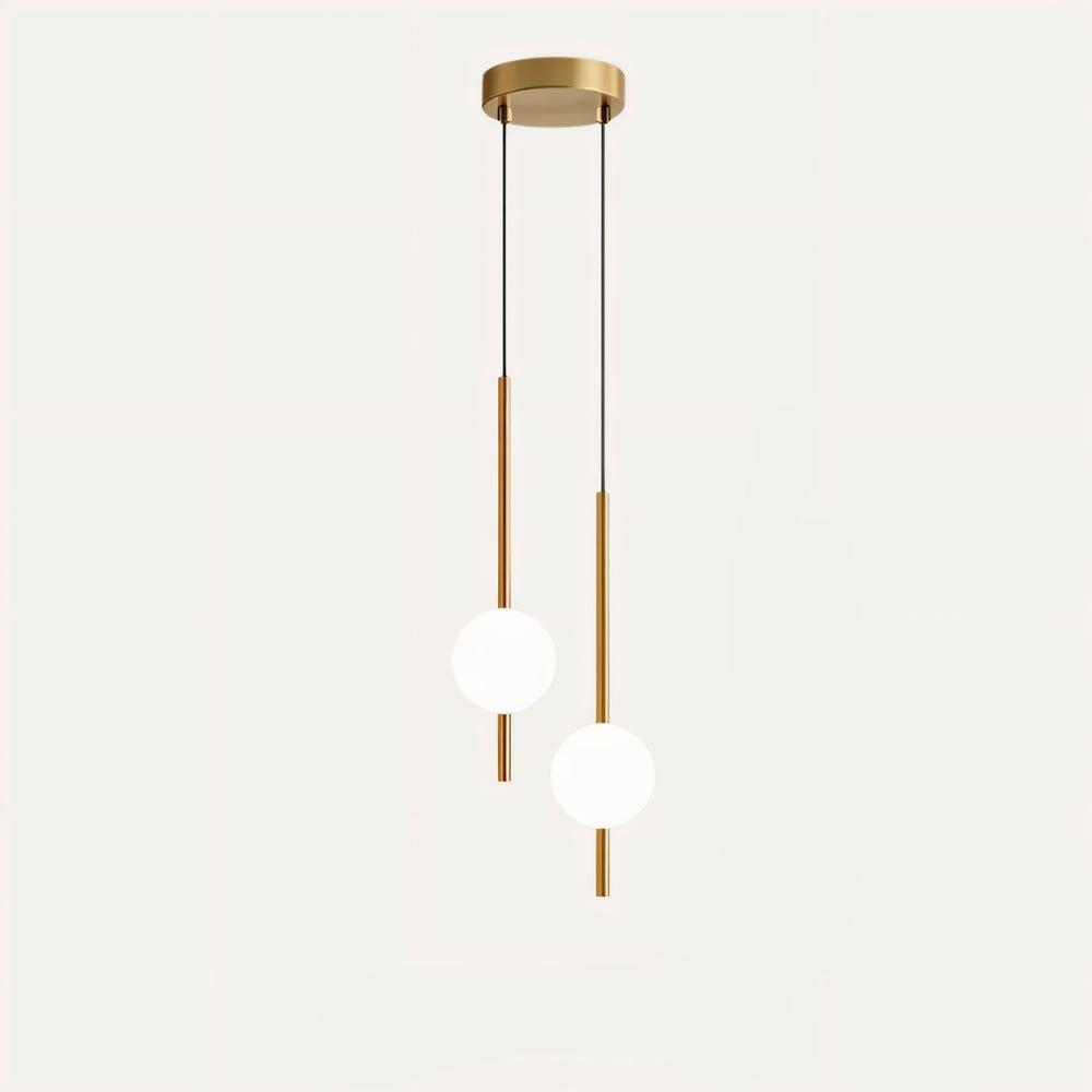 Modern Globe Pendant Light Elegant Hanging Ceiling Lamp for Bedroom Dining Room Living Room