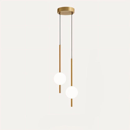 Modern Globe Pendant Light Elegant Hanging Ceiling Lamp for Bedroom Dining Room Living Room
