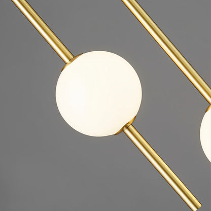 Modern Globe Pendant Light Elegant Hanging Ceiling Lamp for Bedroom Dining Room Living Room