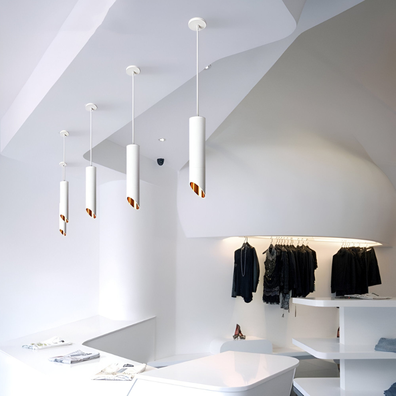 Modern Hanging LED Pendant Light Minimalist Dining Living Room Ceiling Lamp