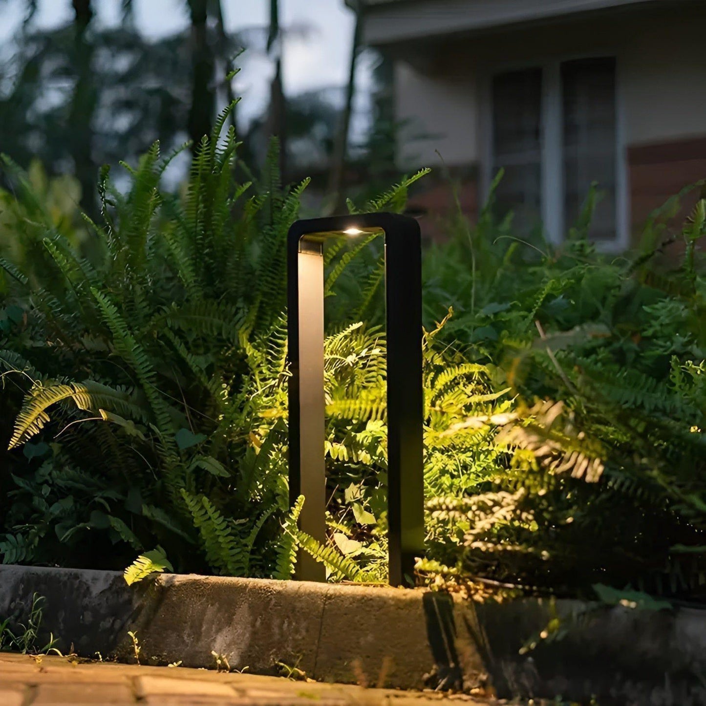 Modern LED Bollard Light Aluminium Outdoor Garden Pathway