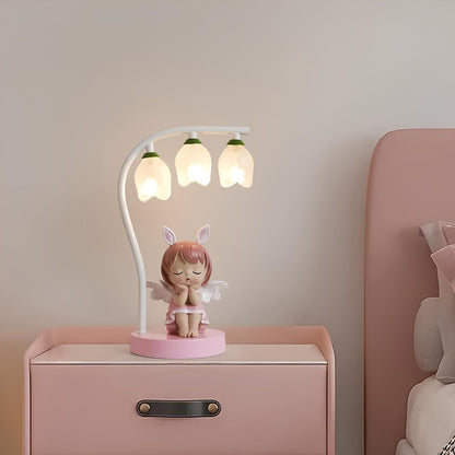Modern LED Table Lamp Warm Soft Light Compact Bedside Desk Lighting