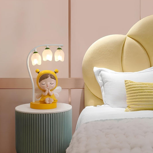 Modern LED Table Lamp Warm Soft Light Compact Bedside Desk Lighting