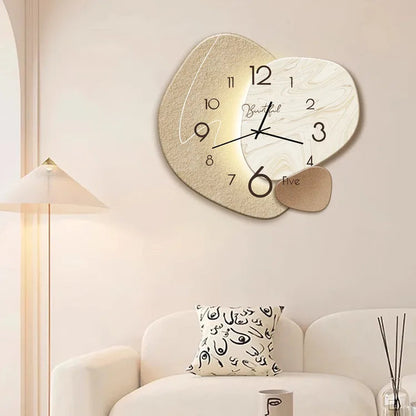 Modern Minimalist Wall Clock Elegant Decorative Wall Clock for Living Room Office Home