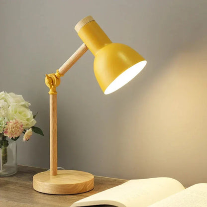 Modern Nordic Swing Arm Desk Lamp Adjustable Compact Reading Light Minimalist