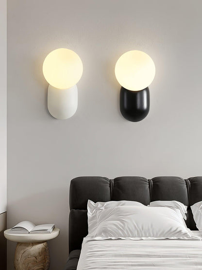 Modern Resin LED Wall Lamp Elegant Energy Efficient Wall Lighting