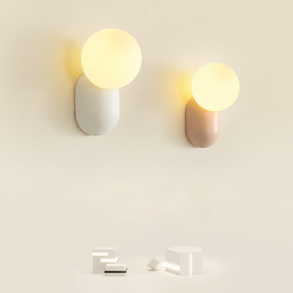 Modern Resin LED Wall Lamp Elegant Energy Efficient Wall Lighting