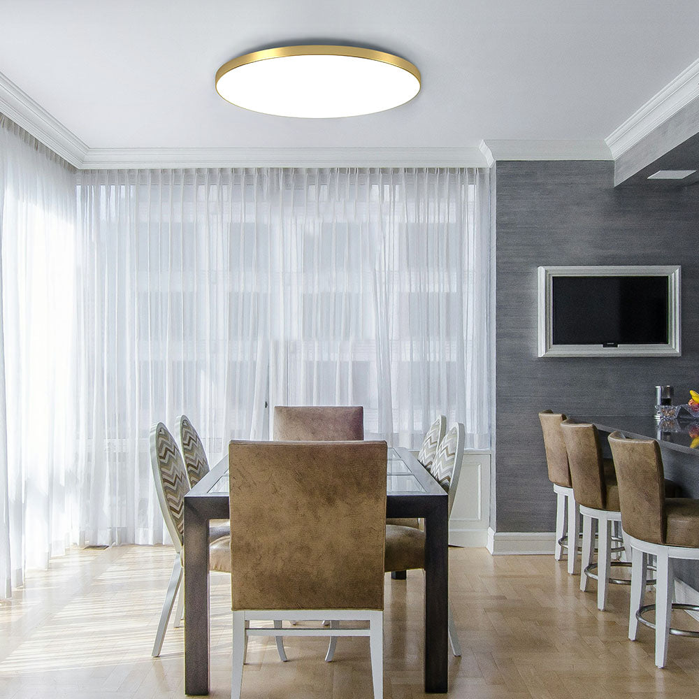 Modern Round LED Ceiling Light Flush Mount Bright Indoor Fixture