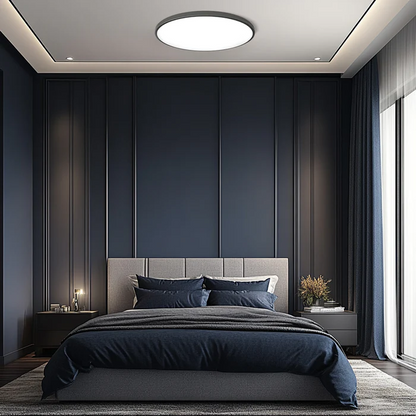 Modern Round LED Ceiling Light Flush Mount Bright Indoor Fixture