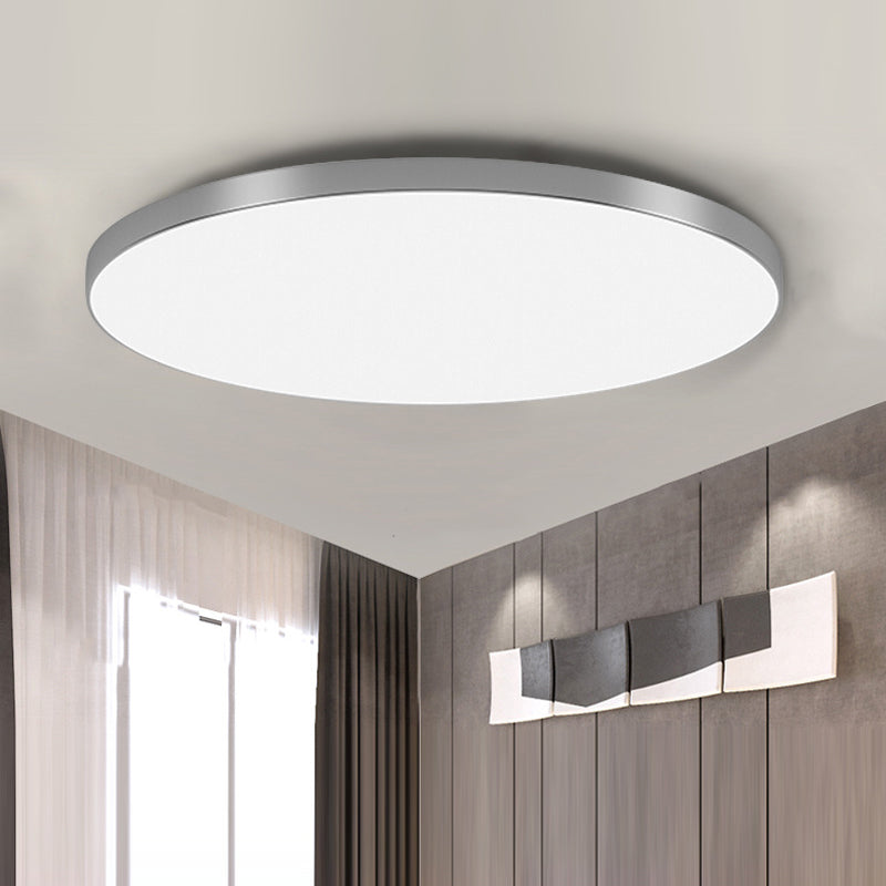 Modern Round LED Ceiling Light Flush Mount Bright Indoor Fixture