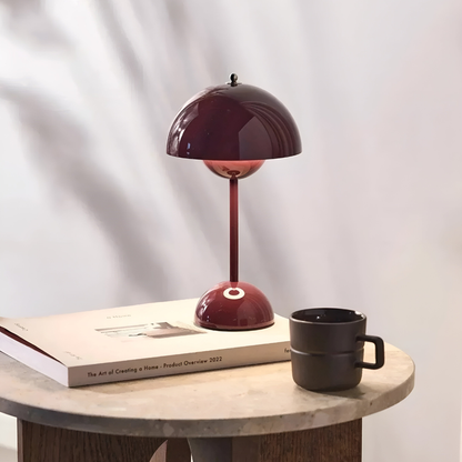 Moderne skandinavisk LED-bordlampe med dæmpning, berøringsstyring og USB Type C-belysning