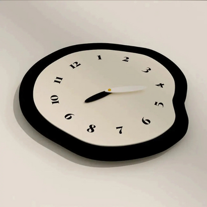 Modern Silent Wall Clock Minimalist Artistic Shape Decorative Home Office Timepiece