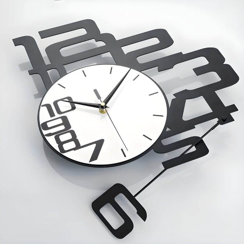 Modern Silent Wall Clock Minimalist Non Ticking Decorative Home Office Clock