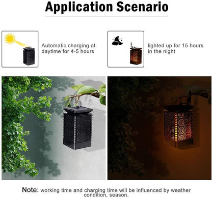 Modern Solar Garden Lantern LED Outdoor Decorative Solar Table Light