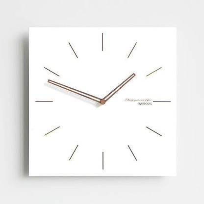 Modern Square Wall Clock Minimalist Large Display Living Room Office Decor