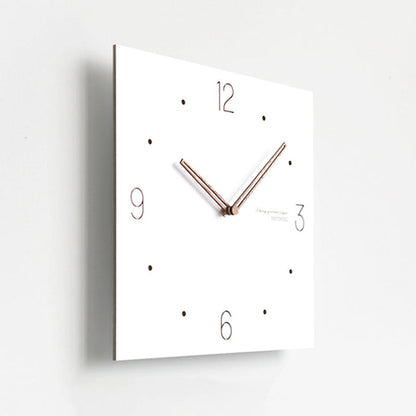 Modern Square Wall Clock Minimalist Large Display Living Room Office Decor
