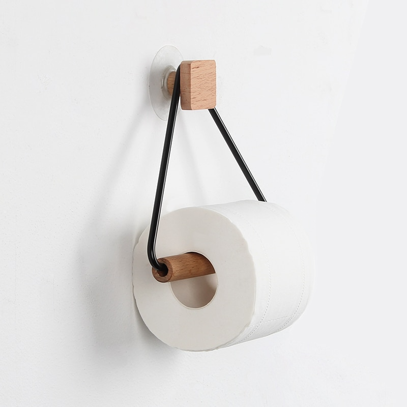 Modern Toilet Paper Holder Bathroom Tissue Holder Minimalist Bathroom Wall Mount Tissue Holder