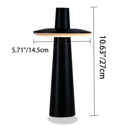 Modern Touch Sensor Table Lamp Unique Design Compact Bedside Desk Light