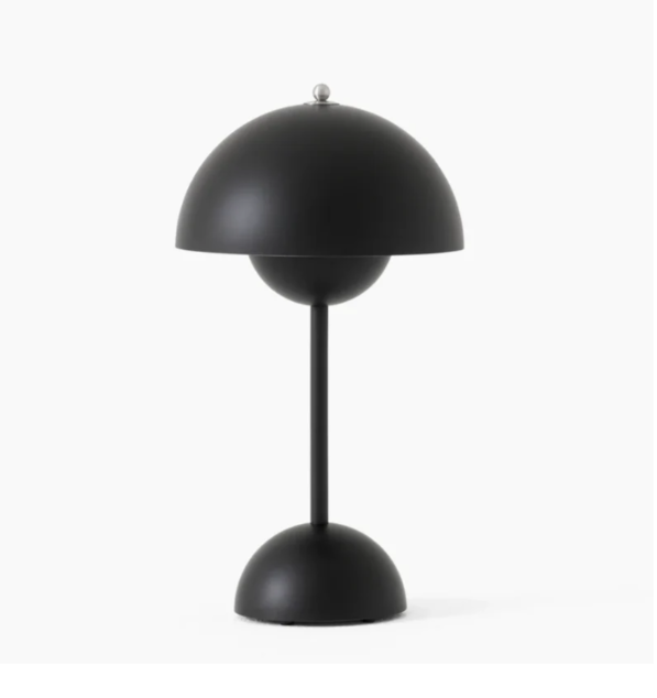Moderne berøringsbordlampe med USB-strøm, LED, justerbar lysstyrke og varmt hvidt lys