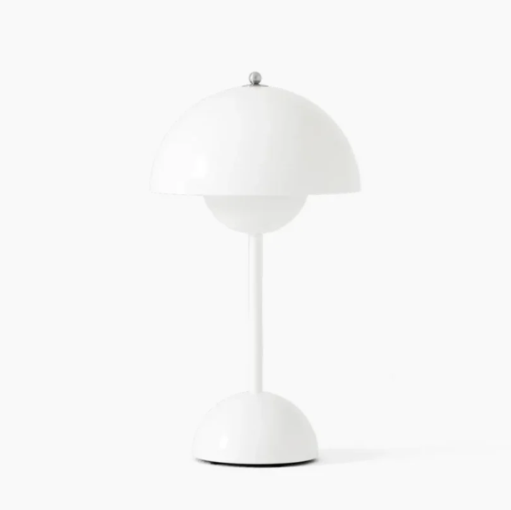 Moderne berøringsbordlampe med USB-strøm, LED, justerbar lysstyrke og varmt hvidt lys