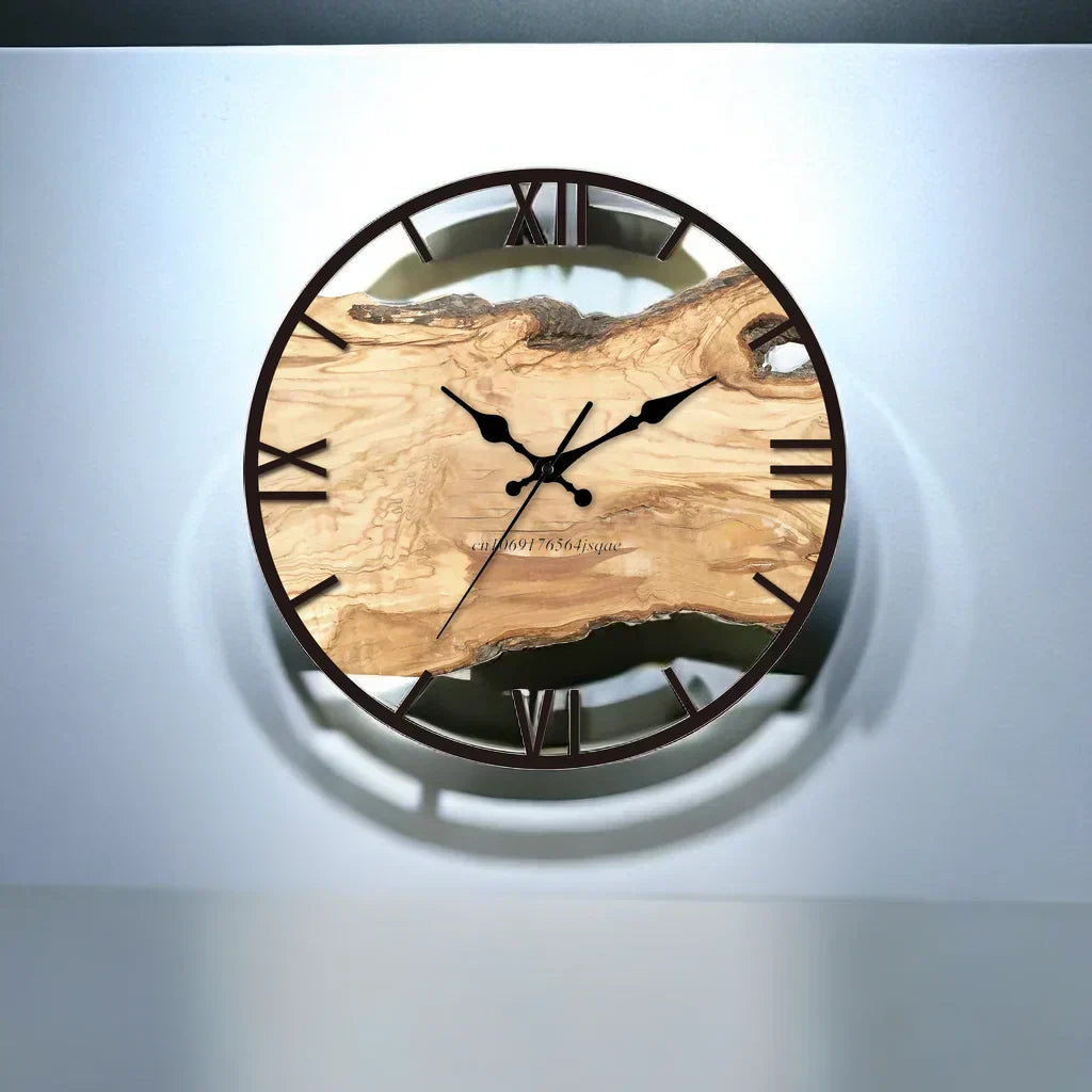 Modern Transparent Wall Clock Minimalist Decorative Wall Clock for Home and Office