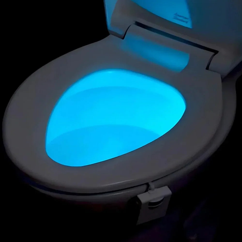 Motion Activated Toilet Bowl Light with Eight Colour LED Options
