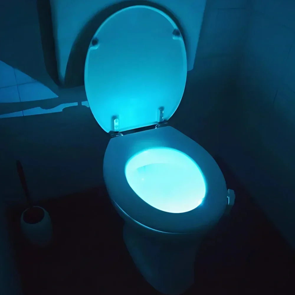 Motion Activated Toilet Bowl Light with Eight Colour LED Options