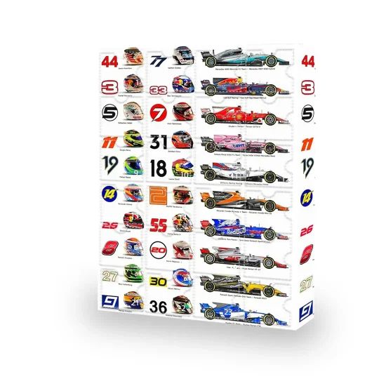 Motorsport Racing Advent Calendar Collectible Countdown Gift Set