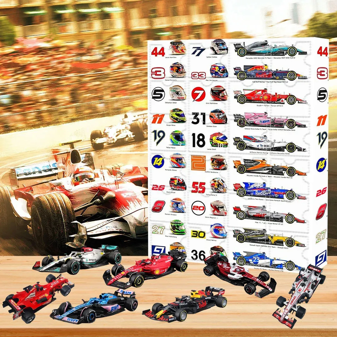 Motorsport Racing Advent Calendar Collectible Countdown Gift Set