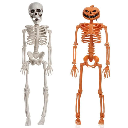 Bevægelig Halloween-skeletfigur til udendørs fester, have og uhyggelig dekoration
